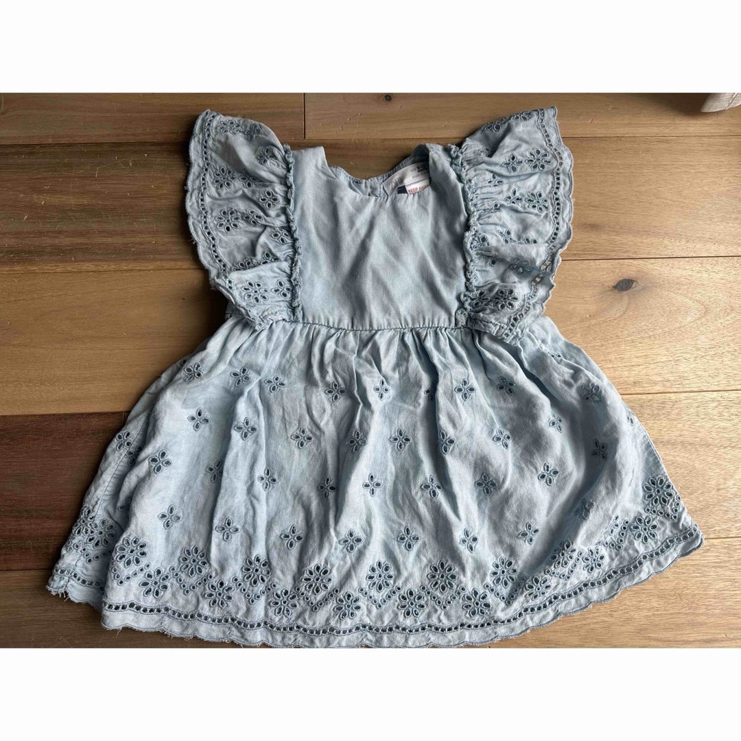 ZARA KIDS(ザラキッズ)の美品　ZARA kids ワンピース 80 キッズ/ベビー/マタニティのベビー服(~85cm)(ワンピース)の商品写真