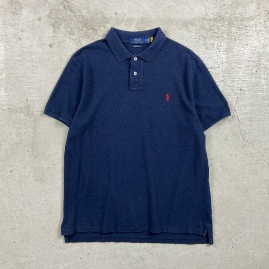 Ralph Lauren(ラルフローレン)のPolo Ralph Lauren ポロラルフローレン 半袖 ポロシャツ CUSTOM SLIM FIT メンズL メンズのトップス(ポロシャツ)の商品写真