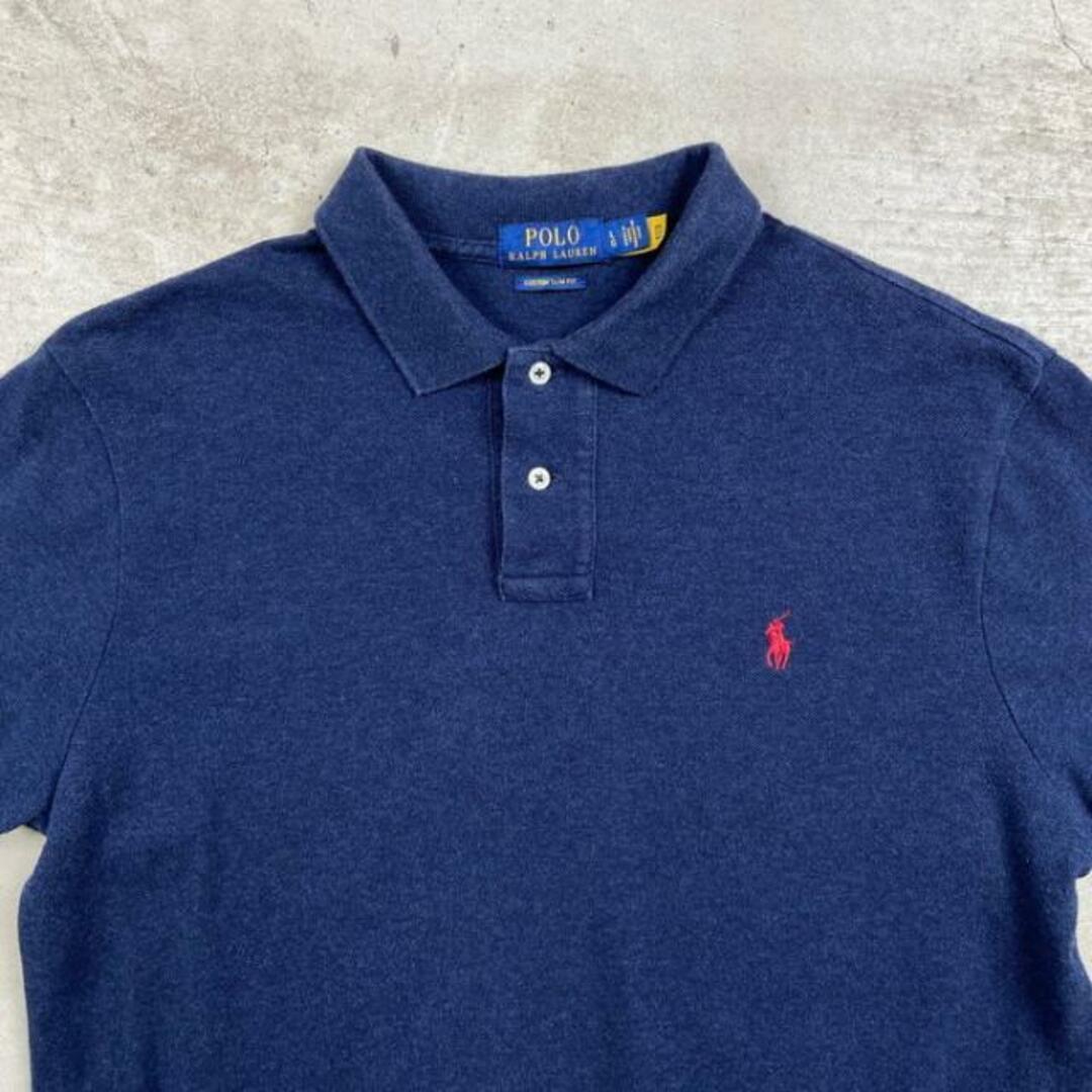 Ralph Lauren(ラルフローレン)のPolo Ralph Lauren ポロラルフローレン 半袖 ポロシャツ CUSTOM SLIM FIT メンズL メンズのトップス(ポロシャツ)の商品写真