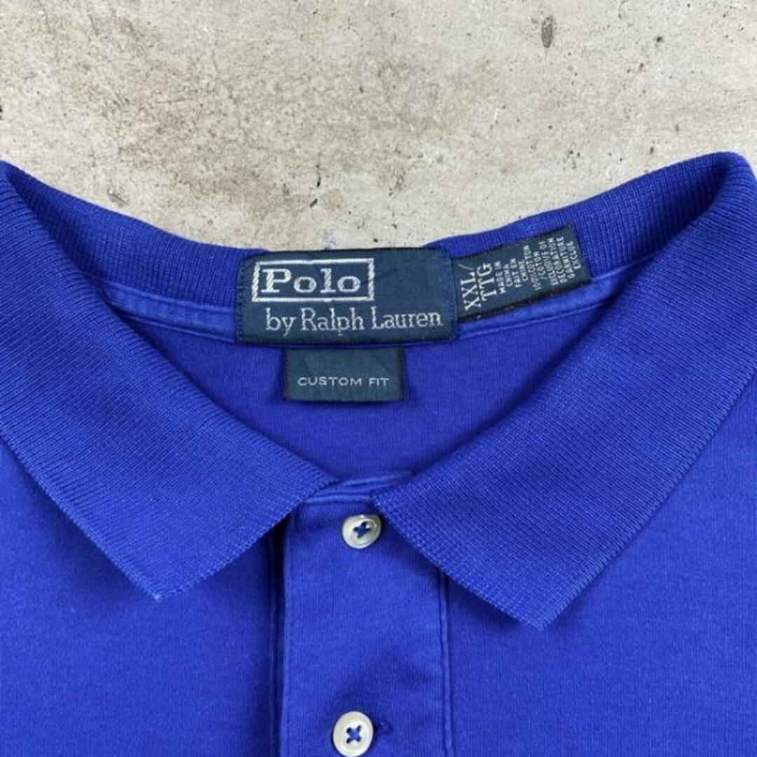 Ralph Lauren(ラルフローレン)の90年代 Polo by Ralph Lauren ポロバイラルフローレン 半袖 ポロシャツ CUSTOM FITメンズ2XL メンズのトップス(ポロシャツ)の商品写真