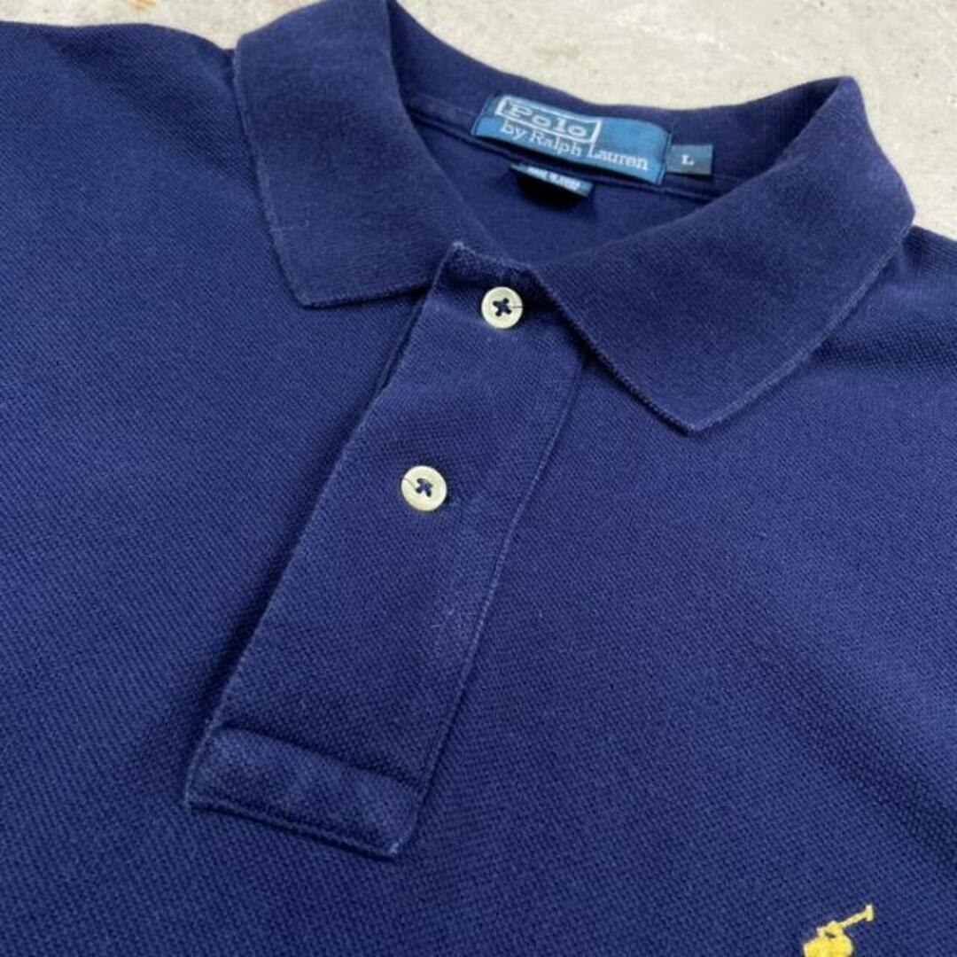 Ralph Lauren(ラルフローレン)の90年代 Polo by Ralph Lauren ポロバイラルフローレン 半袖 ポロシャツ メンズL メンズのトップス(ポロシャツ)の商品写真