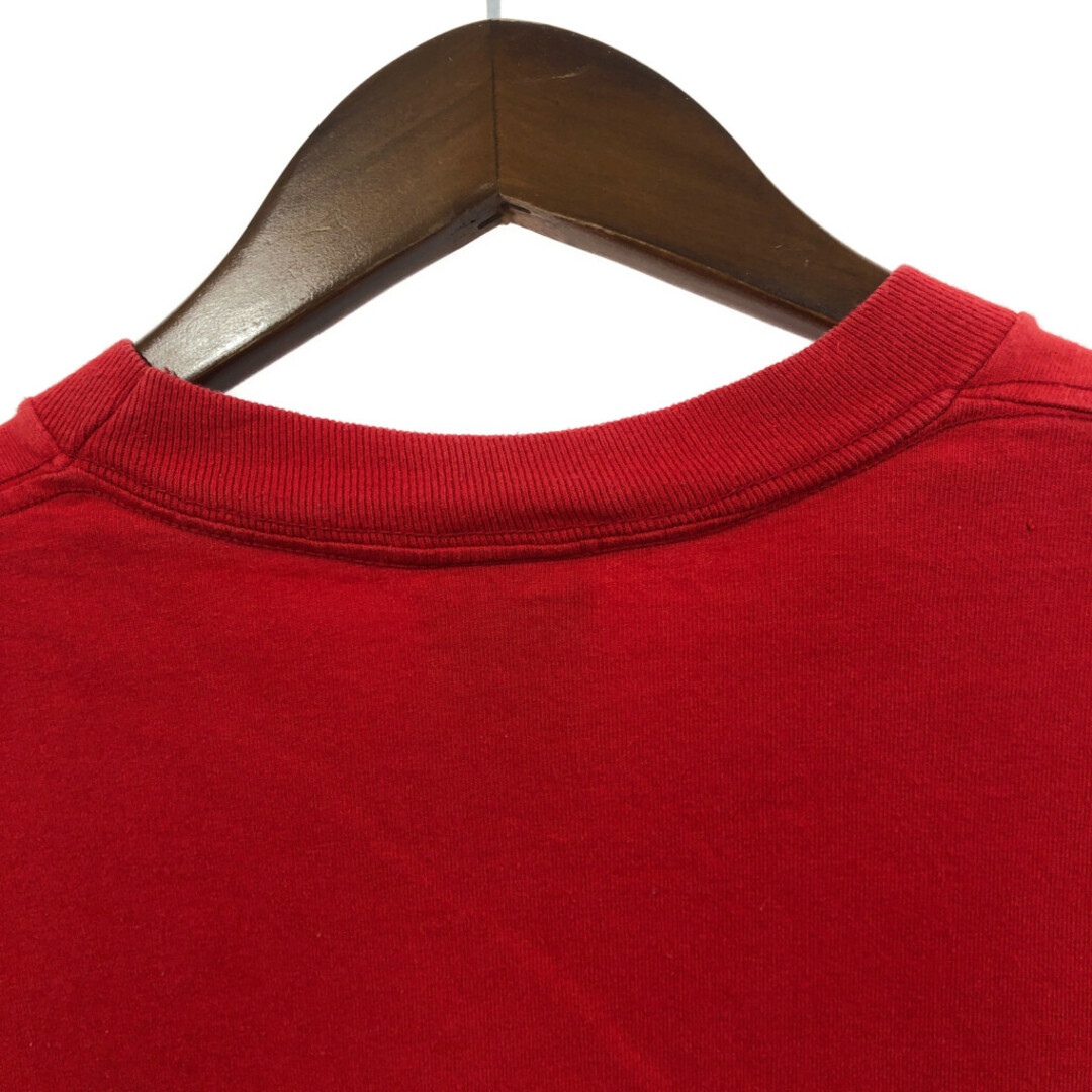 90年代 SEUSS WEAR ドクター・スース 半袖Ｔシャツ キャラクター レッド (メンズ L) 中古 古着 Q6564 メンズのトップス(Tシャツ/カットソー(半袖/袖なし))の商品写真