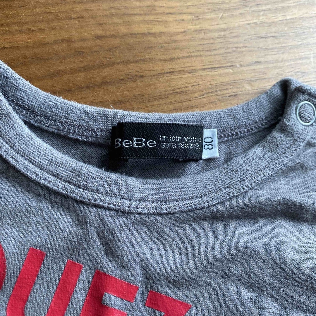 BeBe(ベベ)のBeBe Tシャツ　80 キッズ/ベビー/マタニティのベビー服(~85cm)(Ｔシャツ)の商品写真