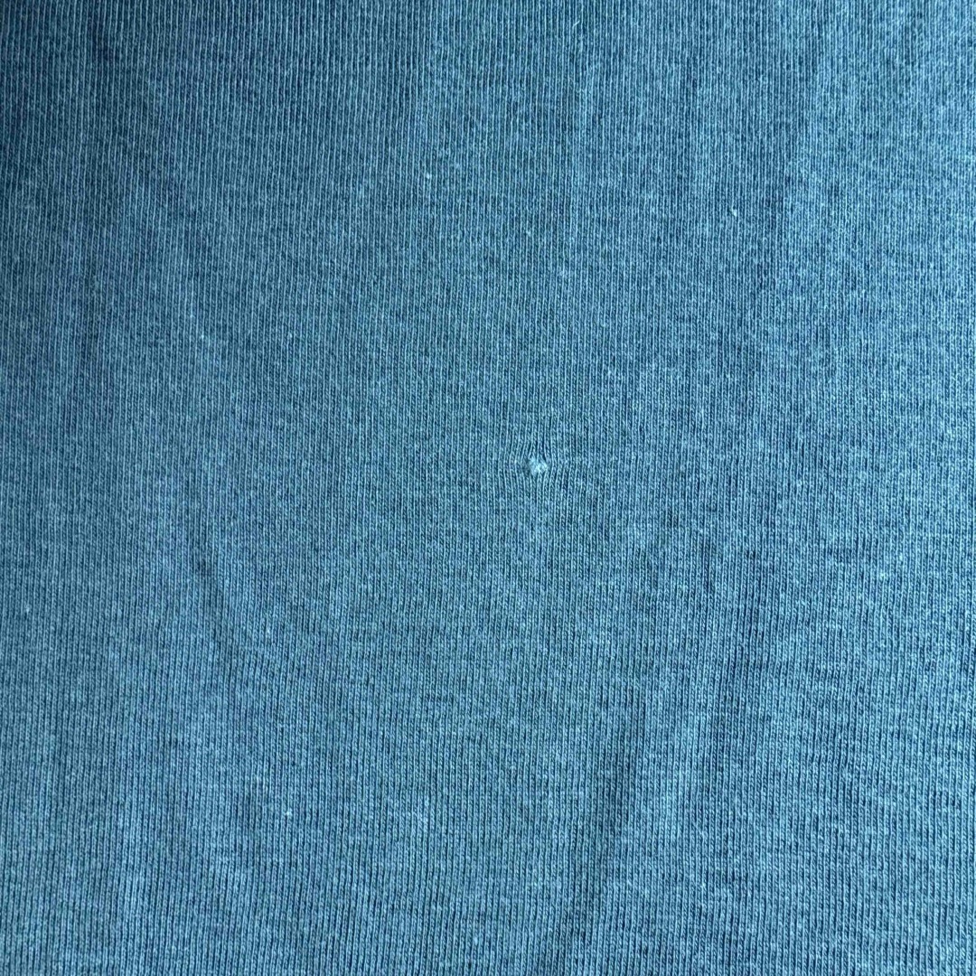 ● 日本製 綿100% ブルー ローズ 薔薇 長袖 Tシャツ ブルーグリーン ● レディースのトップス(Tシャツ(長袖/七分))の商品写真