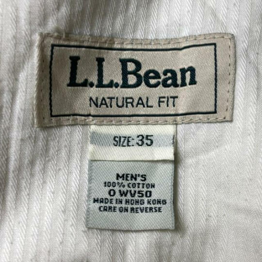 L.L.Bean(エルエルビーン)のL.L.Bean エルエルビーン チノパンツ コットンツイル 2タック NATURAL FIT メンズW35 メンズのパンツ(チノパン)の商品写真