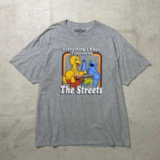 SESAME STREET セサミストリート キャラクタープリントTシャツ メンズXL(Tシャツ/カットソー(半袖/袖なし))