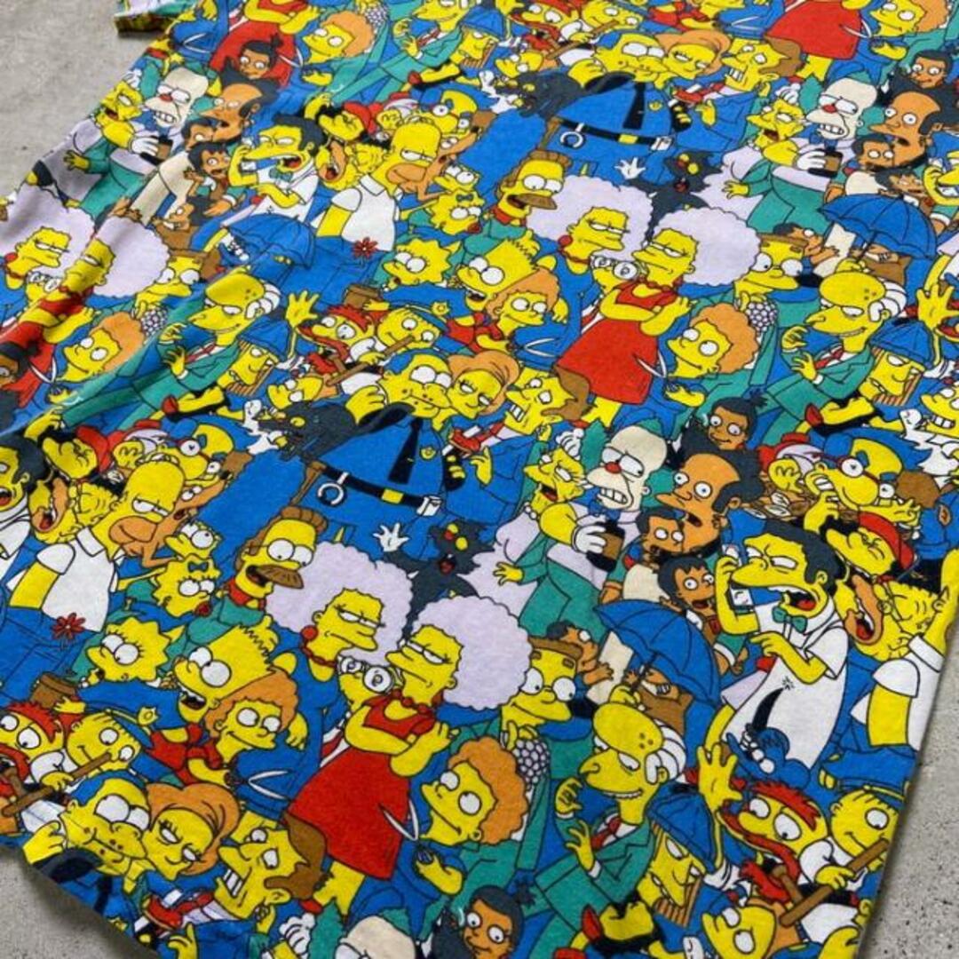 The Simpsons シンプソンズ 総柄 キャラクタープリントTシャツ メンズS相当 メンズのトップス(Tシャツ/カットソー(半袖/袖なし))の商品写真