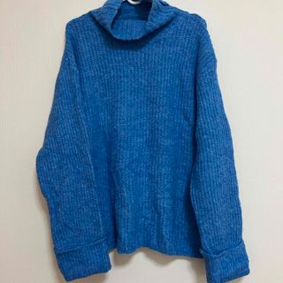 AZUL by moussy - AZUL 青ニット