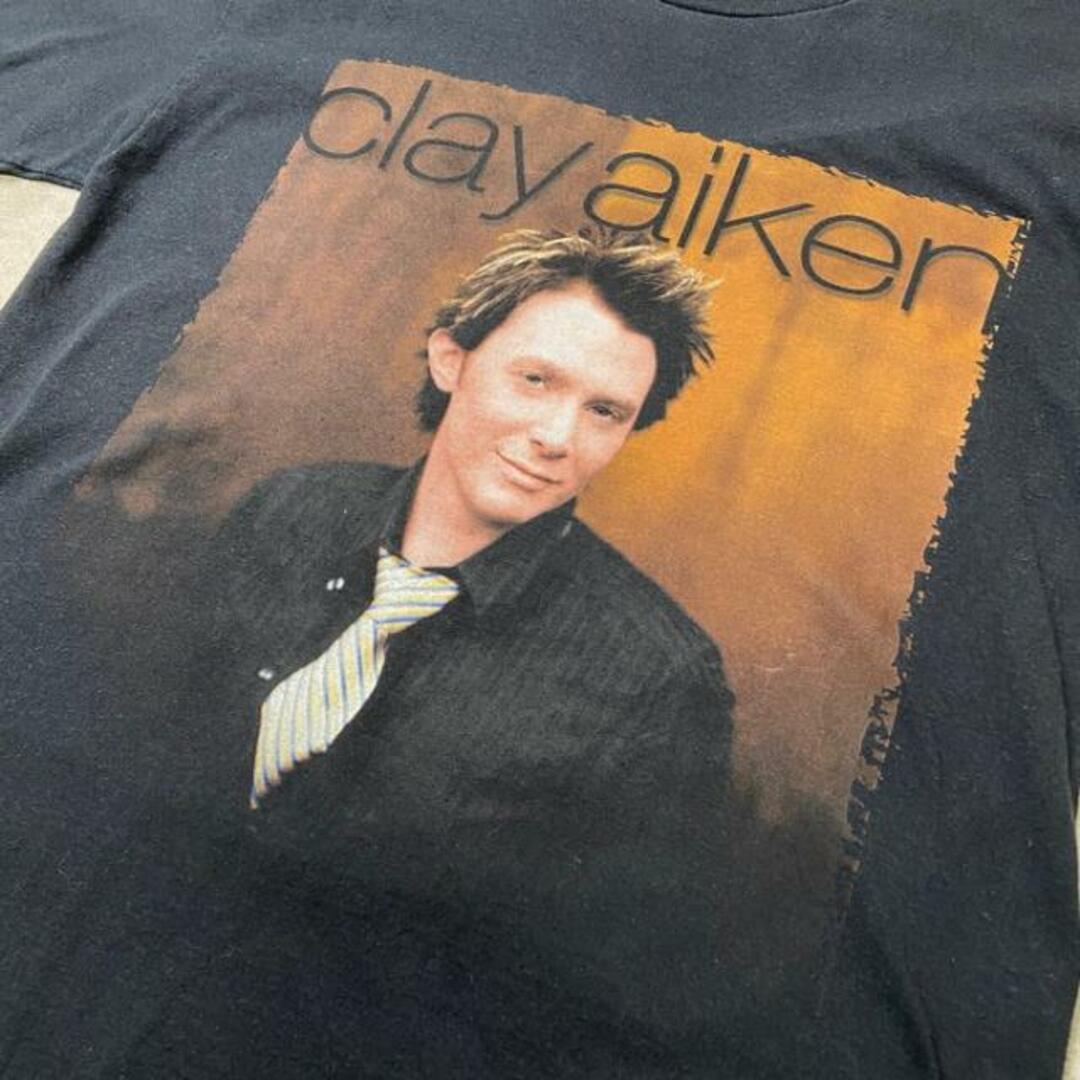 00年代 Clay Aiken クレイ・エイケン Tour 2004 プリントTシャツ メンズM メンズのトップス(Tシャツ/カットソー(半袖/袖なし))の商品写真