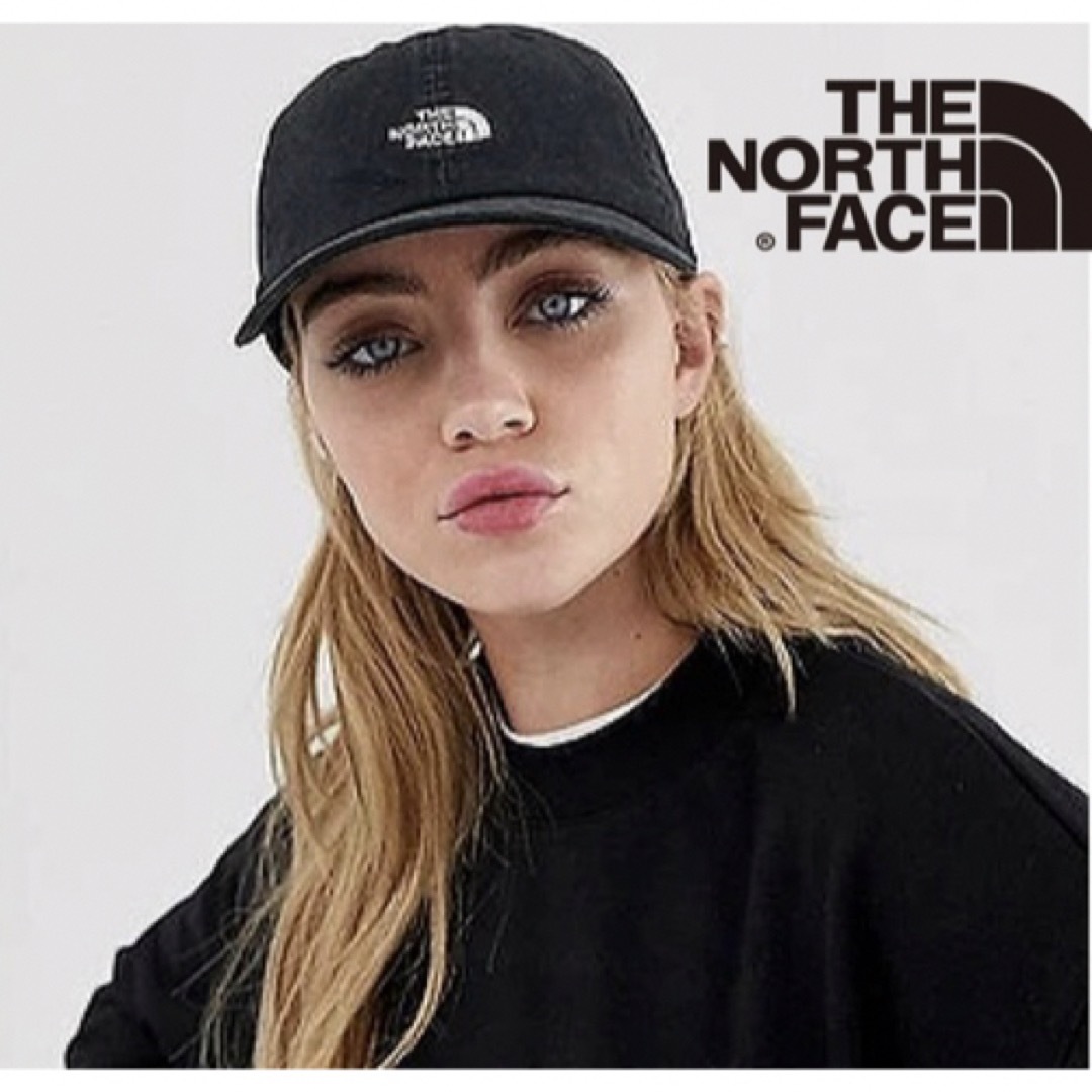 THE NORTH FACE(ザノースフェイス)のノースフェイス キャップ 帽子 ハット レディース 刺繍 ユーズド加工 ブラック メンズの帽子(キャップ)の商品写真