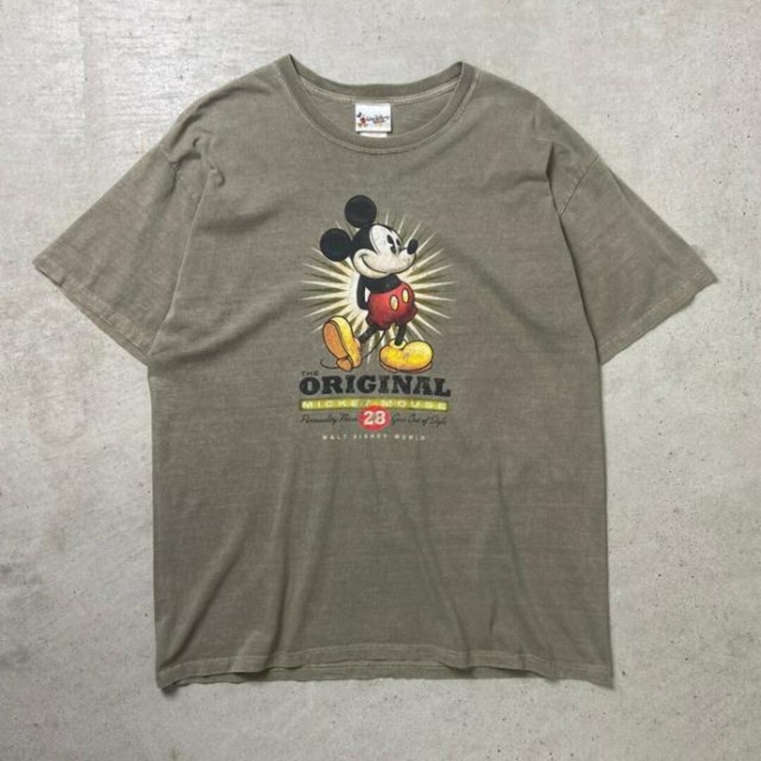 90年代 Disney ディズニー MICKEY MOUSE プリント Tシャツ メンズL メンズのトップス(Tシャツ/カットソー(半袖/袖なし))の商品写真