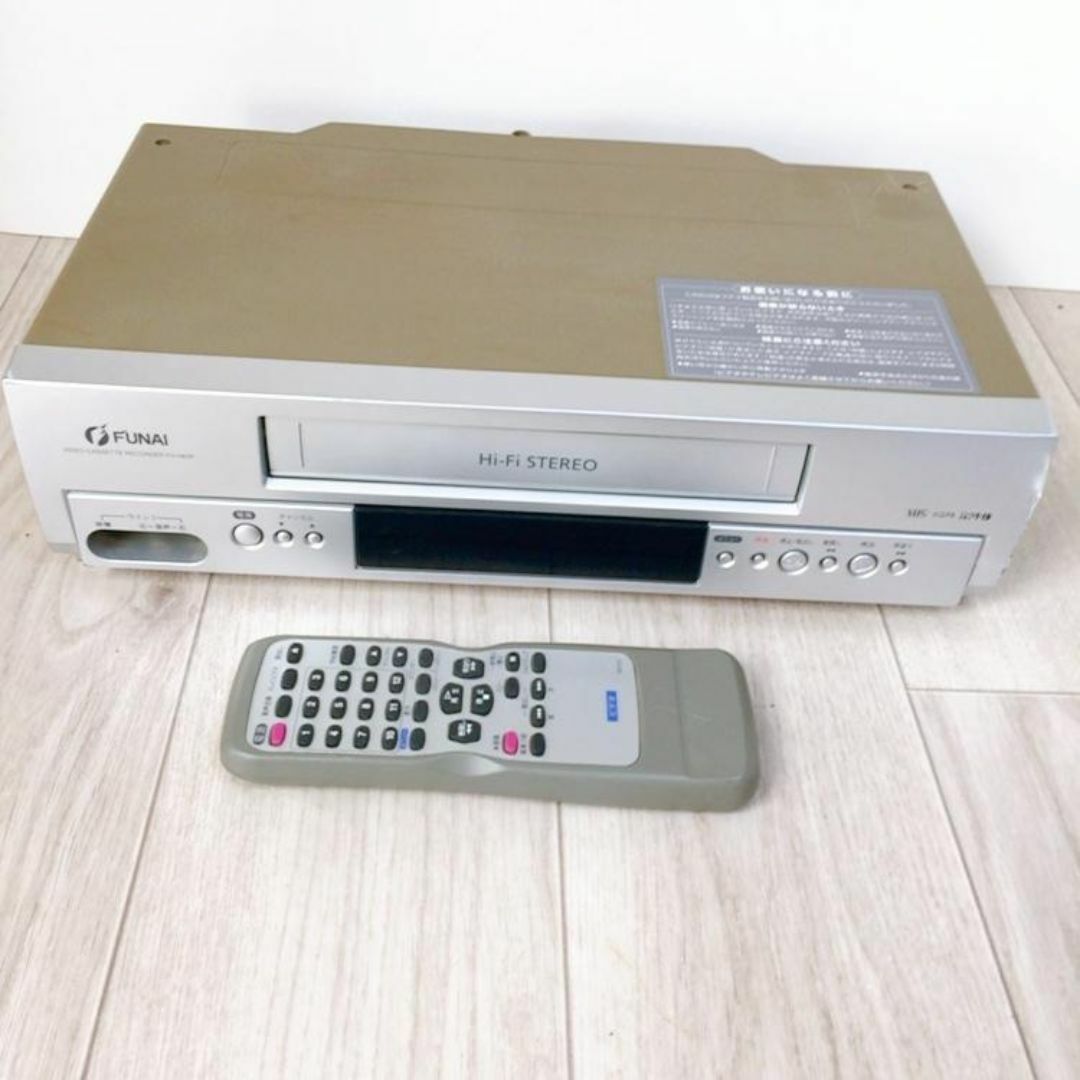 オーディオ機器 FUNAI FV-H80R VHS ビデオデッキ フナイ VHS スマホ/家電/カメラのテレビ/映像機器(その他)の商品写真