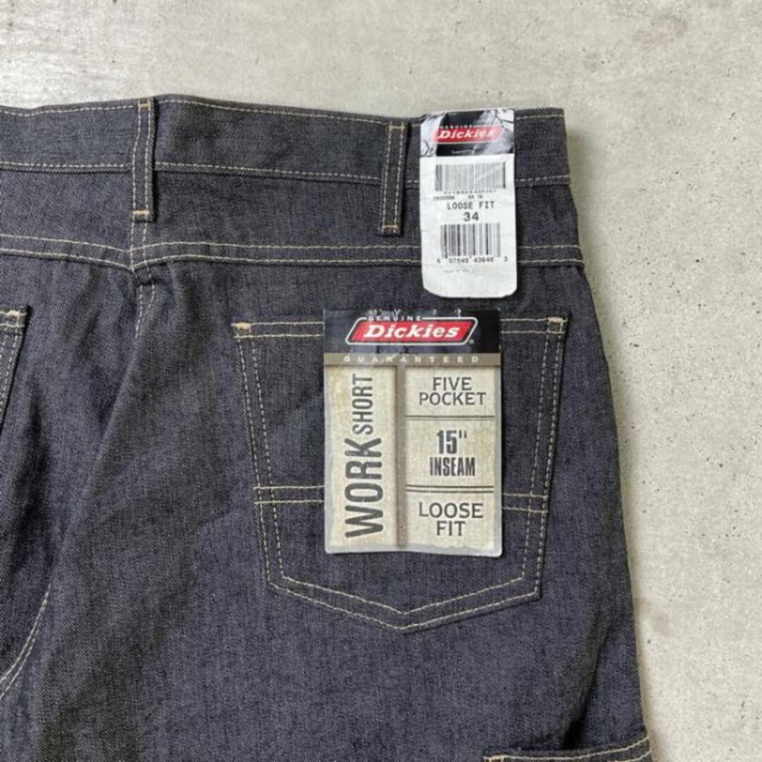 Dickies(ディッキーズ)のDEADSTOCK NOS Dickies ディッキーズ デニムショートパンツ メンズW34 メンズのパンツ(ペインターパンツ)の商品写真