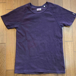 ハリウッドランチマーケット　サイズ3 メンズ　ストレッチフライスTシャツ　紫色(Tシャツ/カットソー(半袖/袖なし))