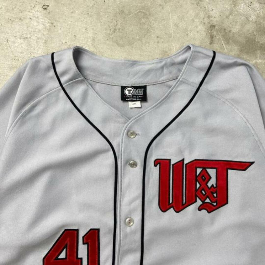 USA製 W&J カレッジチームロゴ ベースボールシャツ メンズ2XL メンズのトップス(シャツ)の商品写真