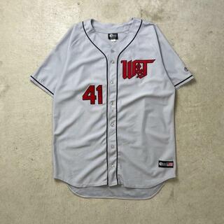 USA製 W&J カレッジチームロゴ ベースボールシャツ メンズ2XL(シャツ)