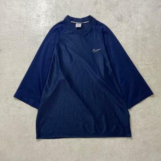 ナイキ(NIKE)の90年代 NIKE ナイキ  メッシュTシャツ スウォッシュロゴ刺繍 メンズXL相当(Tシャツ/カットソー(半袖/袖なし))