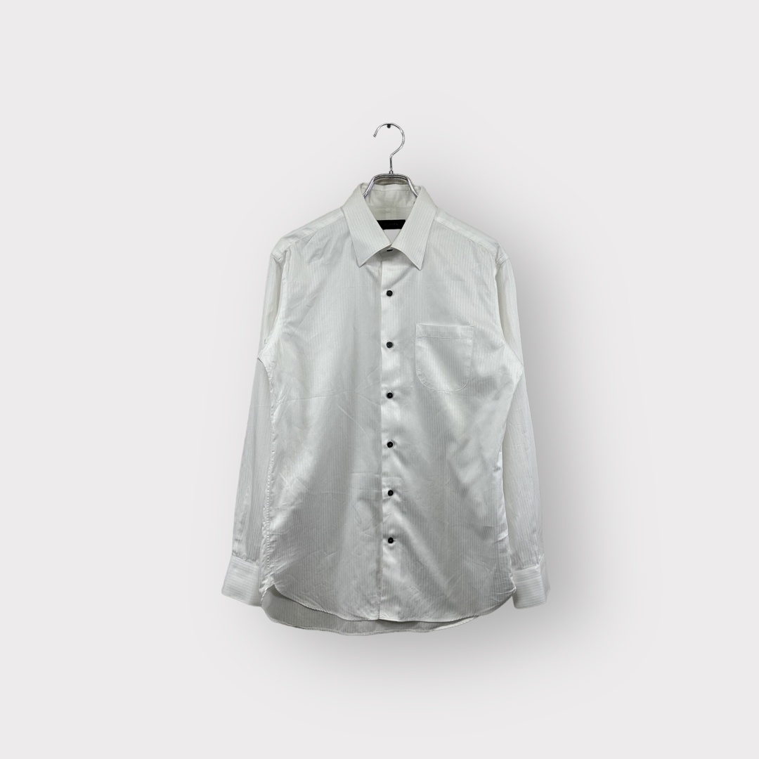 DURBAN ダーバン 長袖シャツ コットン ホワイト サイズ41 ヴィンテージ 衣B 6 メンズのトップス(シャツ)の商品写真
