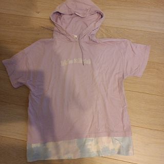 ピンクラテ(PINK-latte)のピンクラテ　半袖パーカ　150(Tシャツ/カットソー)