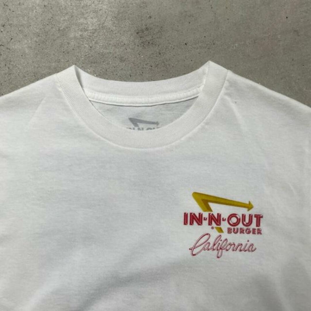 IN-N-OUT インアンドアウト ハンバーガー プリントTシャツ メンズS メンズのトップス(Tシャツ/カットソー(半袖/袖なし))の商品写真