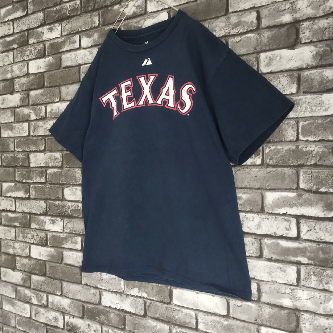 Majestic(マジェスティック)のMLBテキサスレンジャーズハミルトンtシャツTシャツマジェスティックチームtee メンズのトップス(Tシャツ/カットソー(半袖/袖なし))の商品写真