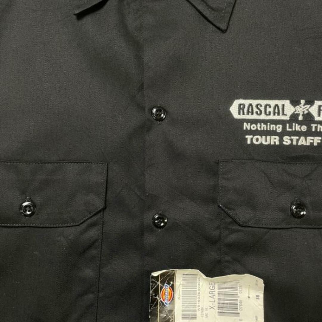 Dickies(ディッキーズ)のDEADSTOCK NOS Dickies ディッキーズ  Rascal Flatts ワークシャツ 半袖シャツ アーティスト バンドシャツ メンズXL メンズのトップス(シャツ)の商品写真