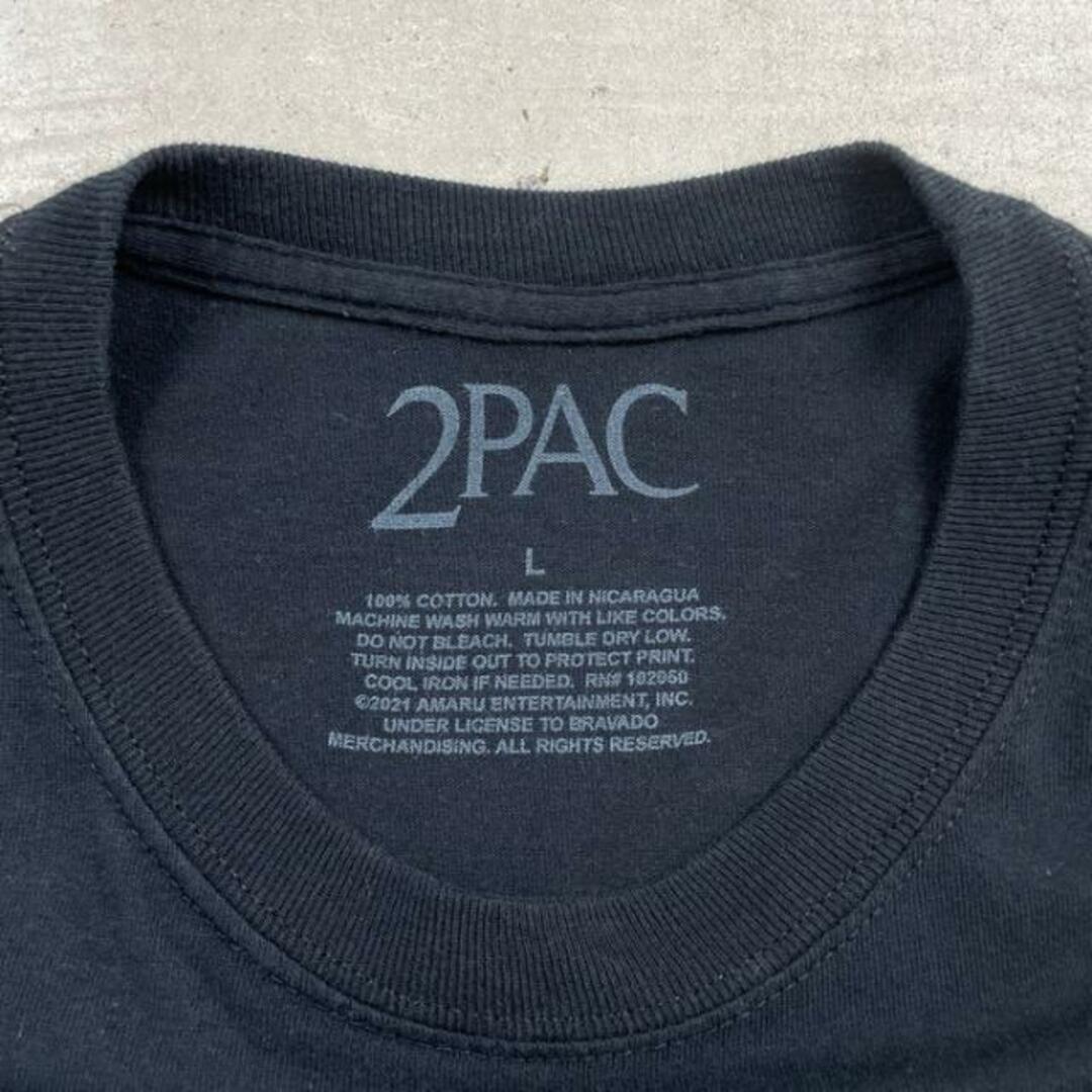 2PAC ヒップホップ ラップT ロングTシャツ ロンT フォトプリント メンズL メンズのトップス(Tシャツ/カットソー(七分/長袖))の商品写真