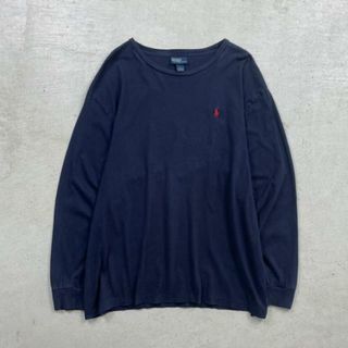 ラルフローレン(Ralph Lauren)の90年代 Polo by Ralph Lauren ポロバイラルフローレン ワンポイントロゴ ロングTシャツ メンズXL(Tシャツ/カットソー(七分/長袖))