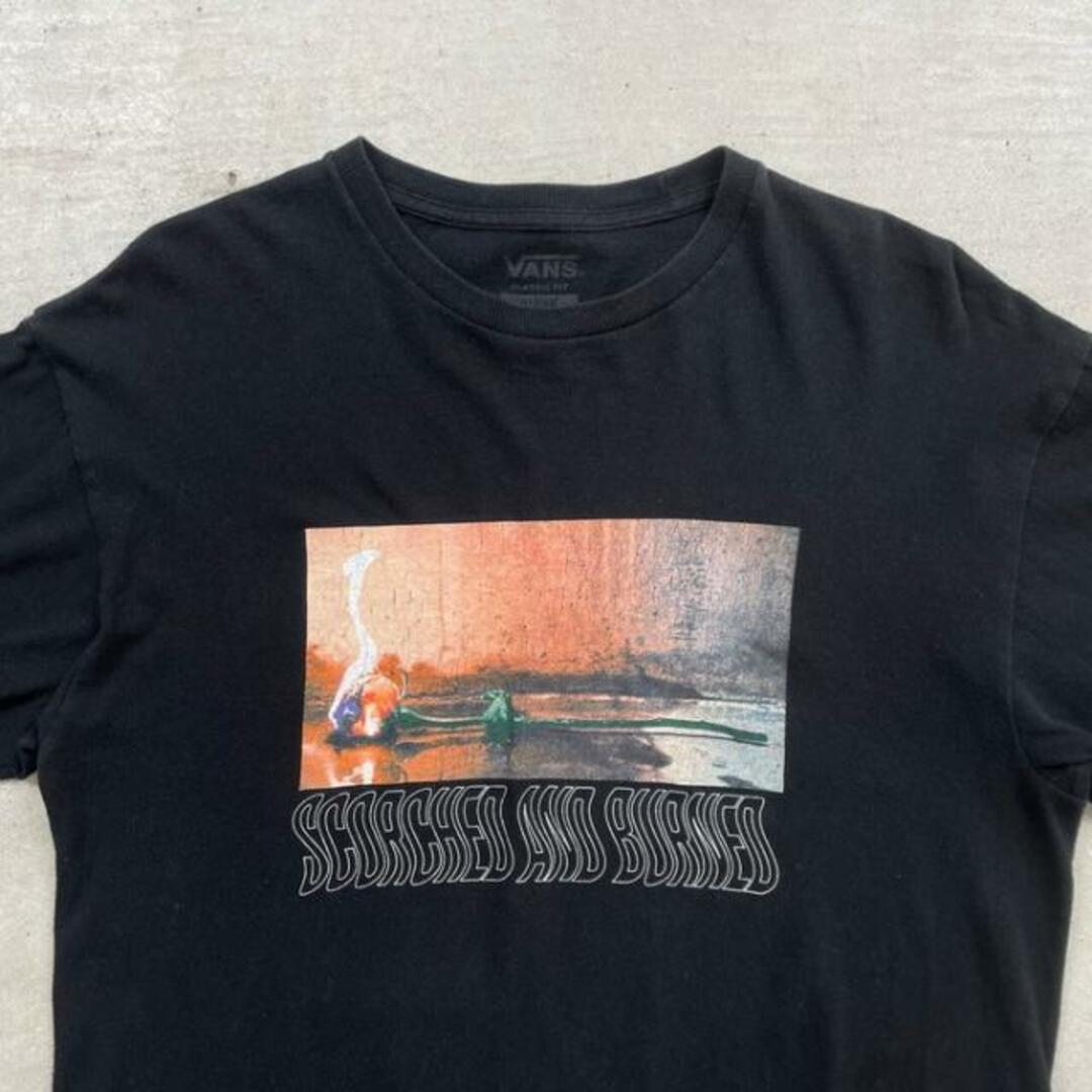 VANS バンズ  長袖 フォトプリント ロングTシャツ ロンT メンズM メンズのトップス(Tシャツ/カットソー(七分/長袖))の商品写真