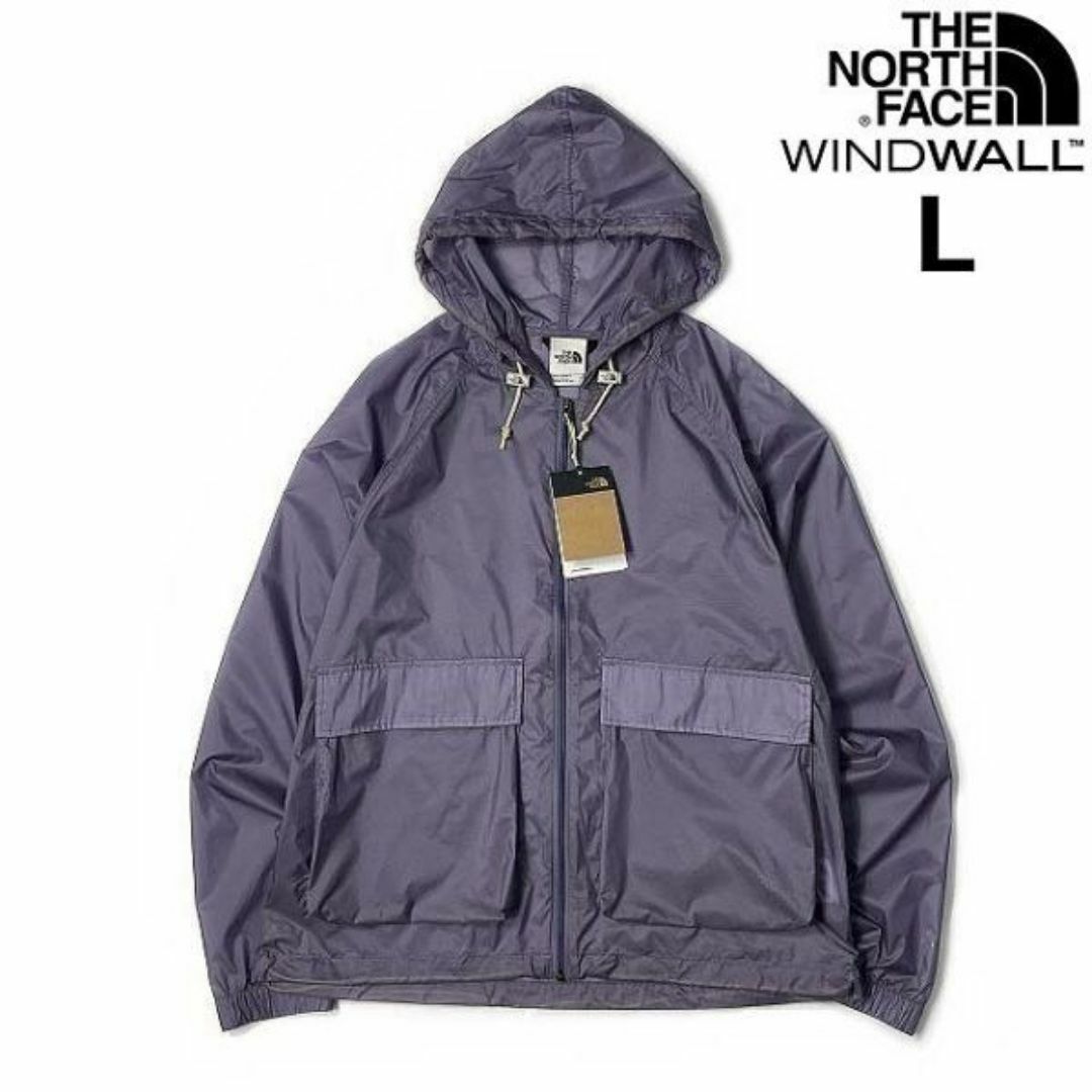 THE NORTH FACE(ザノースフェイス)のノースフェイス ウィンド パーカー US限定 撥水(L)紫② 180915 メンズのジャケット/アウター(ナイロンジャケット)の商品写真