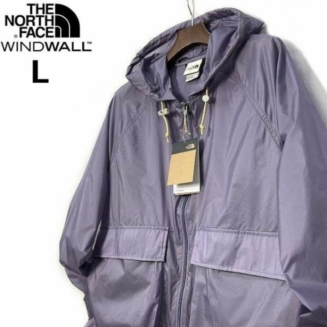THE NORTH FACE(ザノースフェイス)のノースフェイス ウィンド パーカー US限定 撥水(L)紫② 180915 メンズのジャケット/アウター(ナイロンジャケット)の商品写真