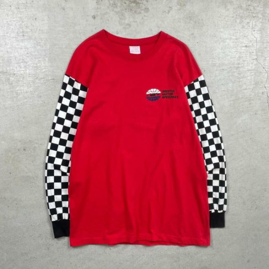 80年代〜 USA製 BRISTOL MOTOR SPEEDWAY 長袖Tシャツ メンズXL メンズのトップス(Tシャツ/カットソー(半袖/袖なし))の商品写真