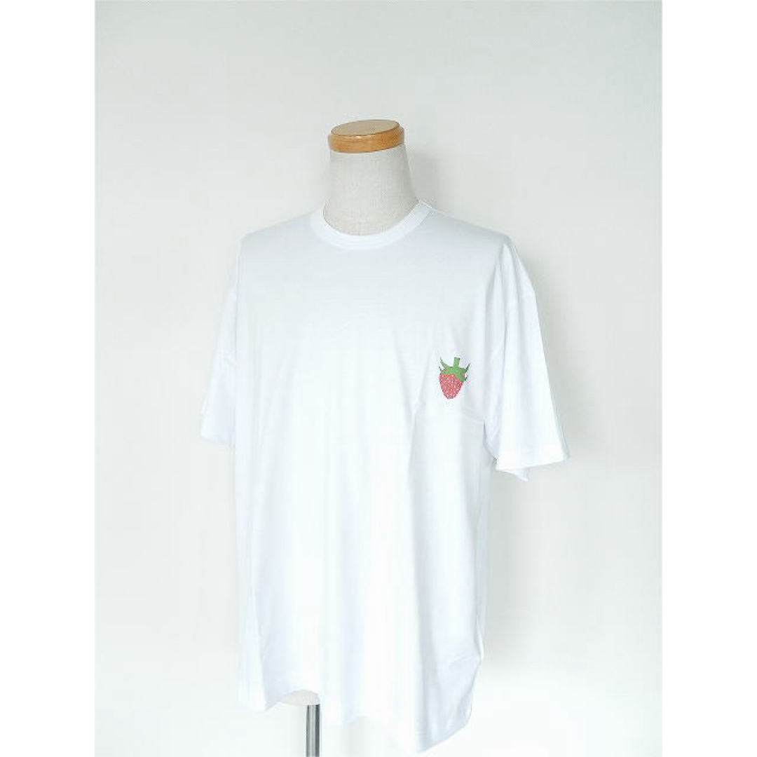 COMME des GARCONS SHIRT(コムデギャルソンシャツ)の新品 コムデギャルソンシャツ Tシャツ 白 ホワイト オーバーサイズ XSサイズ メンズのトップス(Tシャツ/カットソー(半袖/袖なし))の商品写真