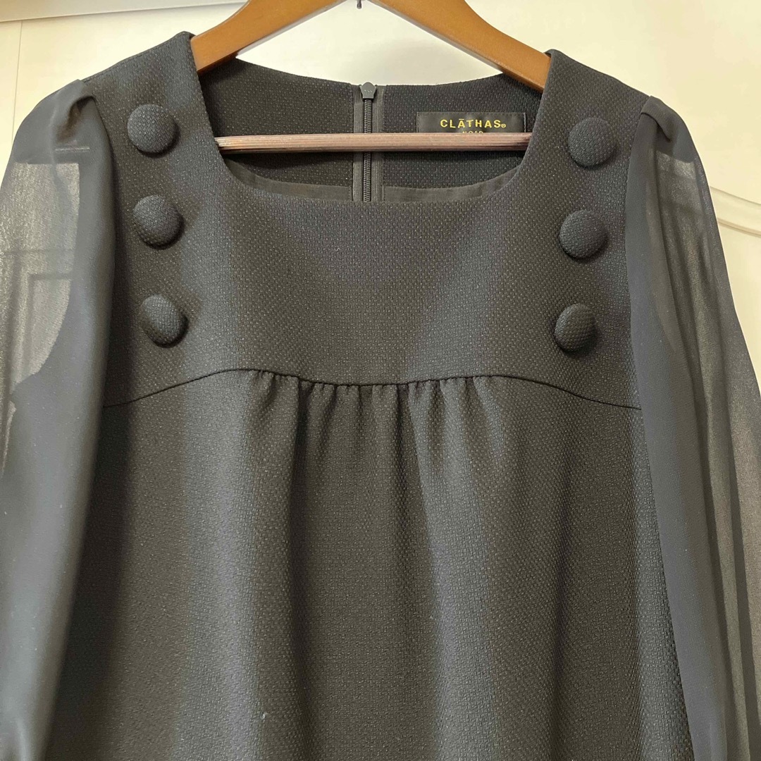 CLATHAS(クレイサス)のクレイサス　ブラックフォーマル　5号 レディースのフォーマル/ドレス(礼服/喪服)の商品写真