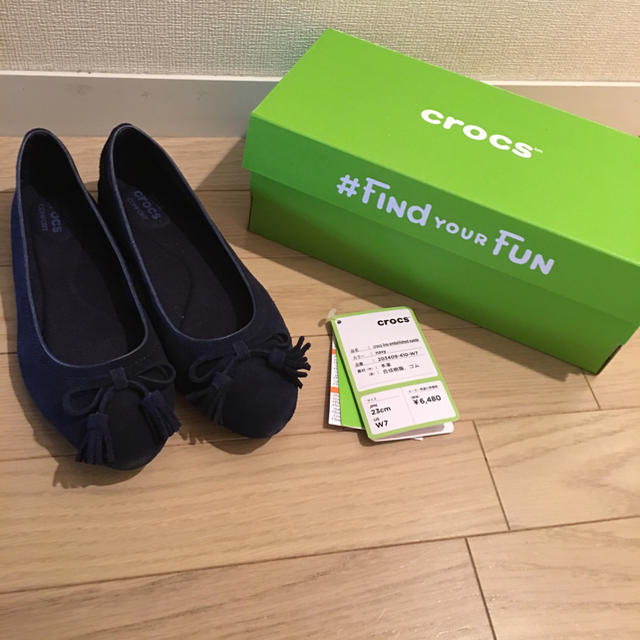 crocs(クロックス)のフラットシューズ レディースの靴/シューズ(バレエシューズ)の商品写真