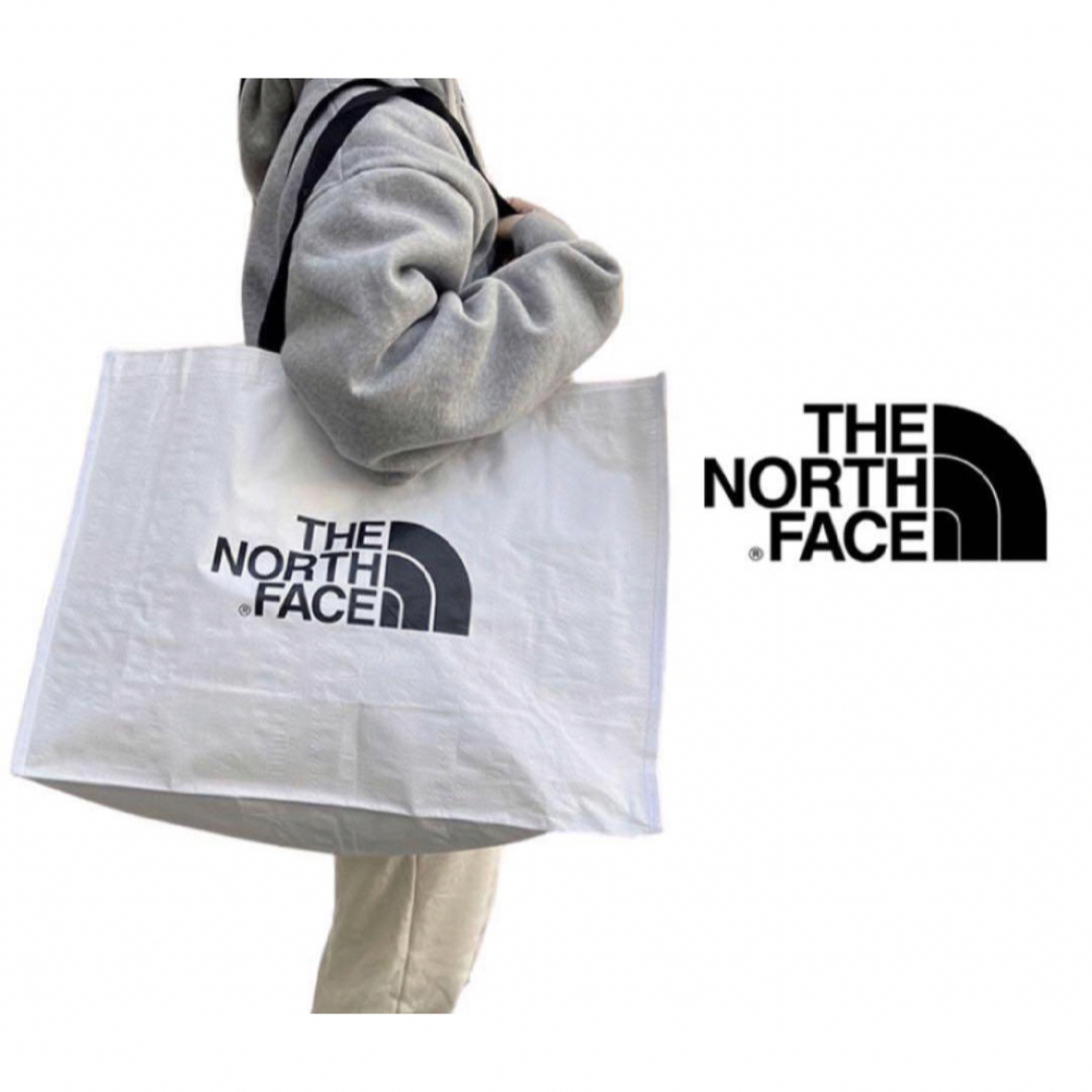 THE NORTH FACE(ザノースフェイス)のノースフェイス大容量ロゴショッパーバッグショルダーバッグエコバッグLサイズ レディースのバッグ(ショルダーバッグ)の商品写真