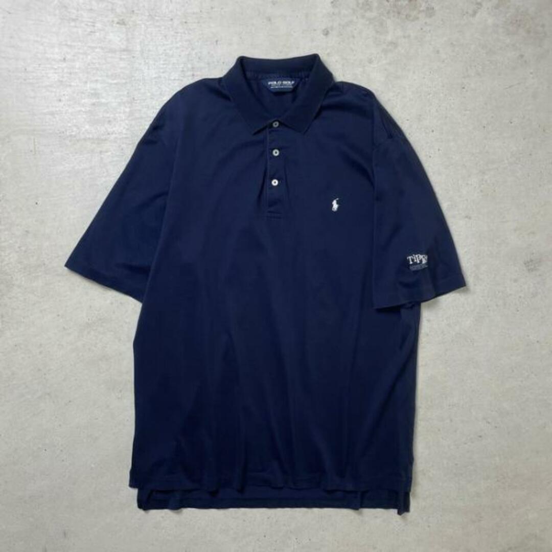 Ralph Lauren(ラルフローレン)の90年代 POLO GOLF Ralph Lauren ポロゴルフ ラルフローレン Tシャツ地 ポロシャツ メンズ2XL相当 メンズのトップス(ポロシャツ)の商品写真