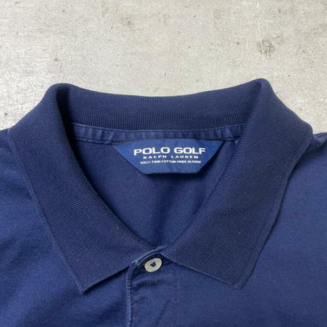 Ralph Lauren(ラルフローレン)の90年代 POLO GOLF Ralph Lauren ポロゴルフ ラルフローレン Tシャツ地 ポロシャツ メンズ2XL相当 メンズのトップス(ポロシャツ)の商品写真