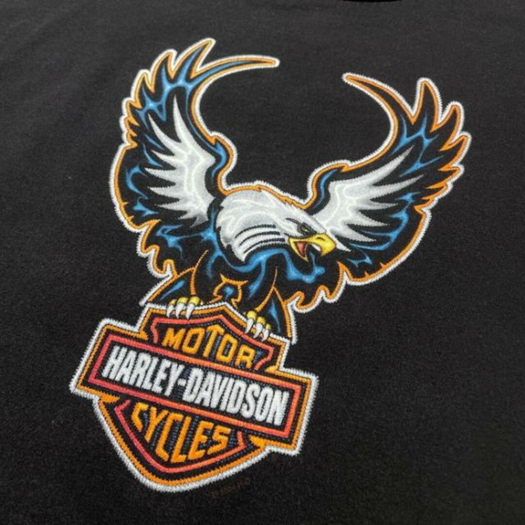 00年代 USA製 Harley-Davidson ハーレーダビッドソン プリントTシャツ メンズXL メンズのトップス(Tシャツ/カットソー(半袖/袖なし))の商品写真