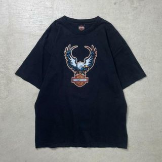 00年代 USA製 Harley-Davidson ハーレーダビッドソン プリントTシャツ メンズXL(Tシャツ/カットソー(半袖/袖なし))