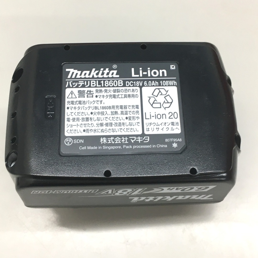 Makita(マキタ)の△△MAKITA マキタ 18Ｖ　6ah 5個セット 雪マーク BL1860B インテリア/住まい/日用品の文房具(その他)の商品写真