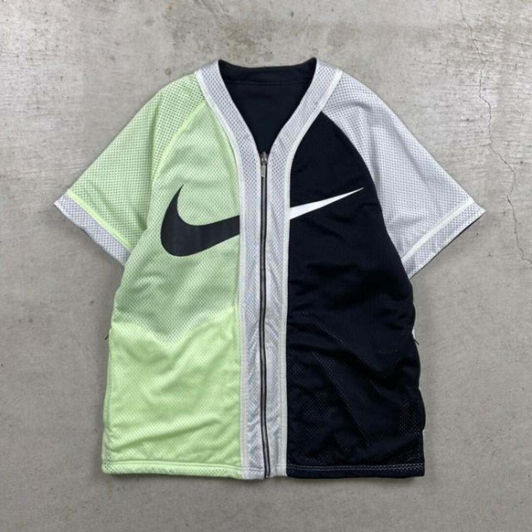 NIKE(ナイキ)のNIKE ナイキ リバーシブル ベースボールシャツ スウェットシャツ メンズL メンズのトップス(スウェット)の商品写真