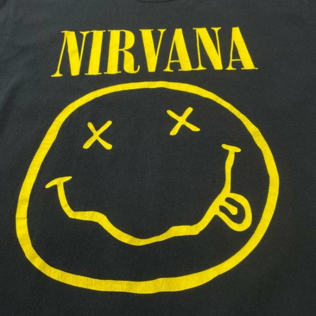 NIRVANA ニルヴァーナ スマイル バンドTシャツ バンT メンズM メンズのトップス(Tシャツ/カットソー(半袖/袖なし))の商品写真