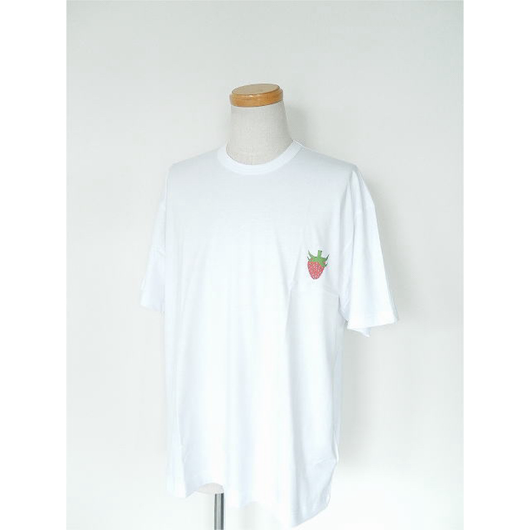 COMME des GARCONS SHIRT(コムデギャルソンシャツ)の新品 コムデギャルソンシャツ Tシャツ 白 ホワイト オーバーサイズ Sサイズ メンズのトップス(Tシャツ/カットソー(半袖/袖なし))の商品写真