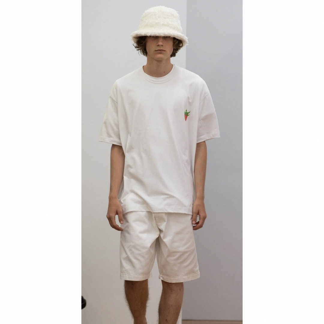 COMME des GARCONS SHIRT(コムデギャルソンシャツ)の新品 コムデギャルソンシャツ Tシャツ 白 ホワイト オーバーサイズ Sサイズ メンズのトップス(Tシャツ/カットソー(半袖/袖なし))の商品写真