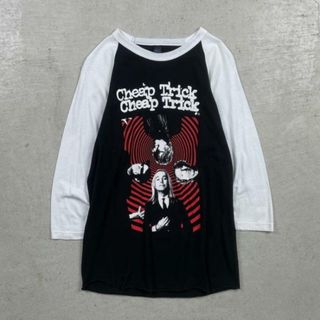 00年代 Cheap Trick チープトリック ラグランTシャツ バンドTシャツ バンT メンズS-M相当(Tシャツ/カットソー(半袖/袖なし))