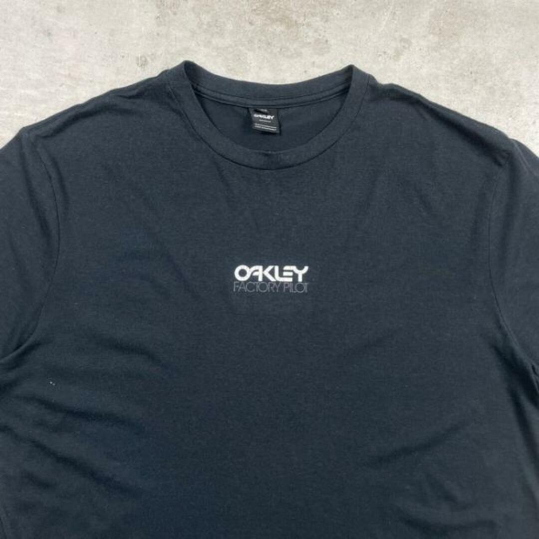 00年代 OAKLEY FACTORY PILOT オークリー ロングTシャツ ロンT 袖プリ メンズXL メンズのトップス(Tシャツ/カットソー(七分/長袖))の商品写真
