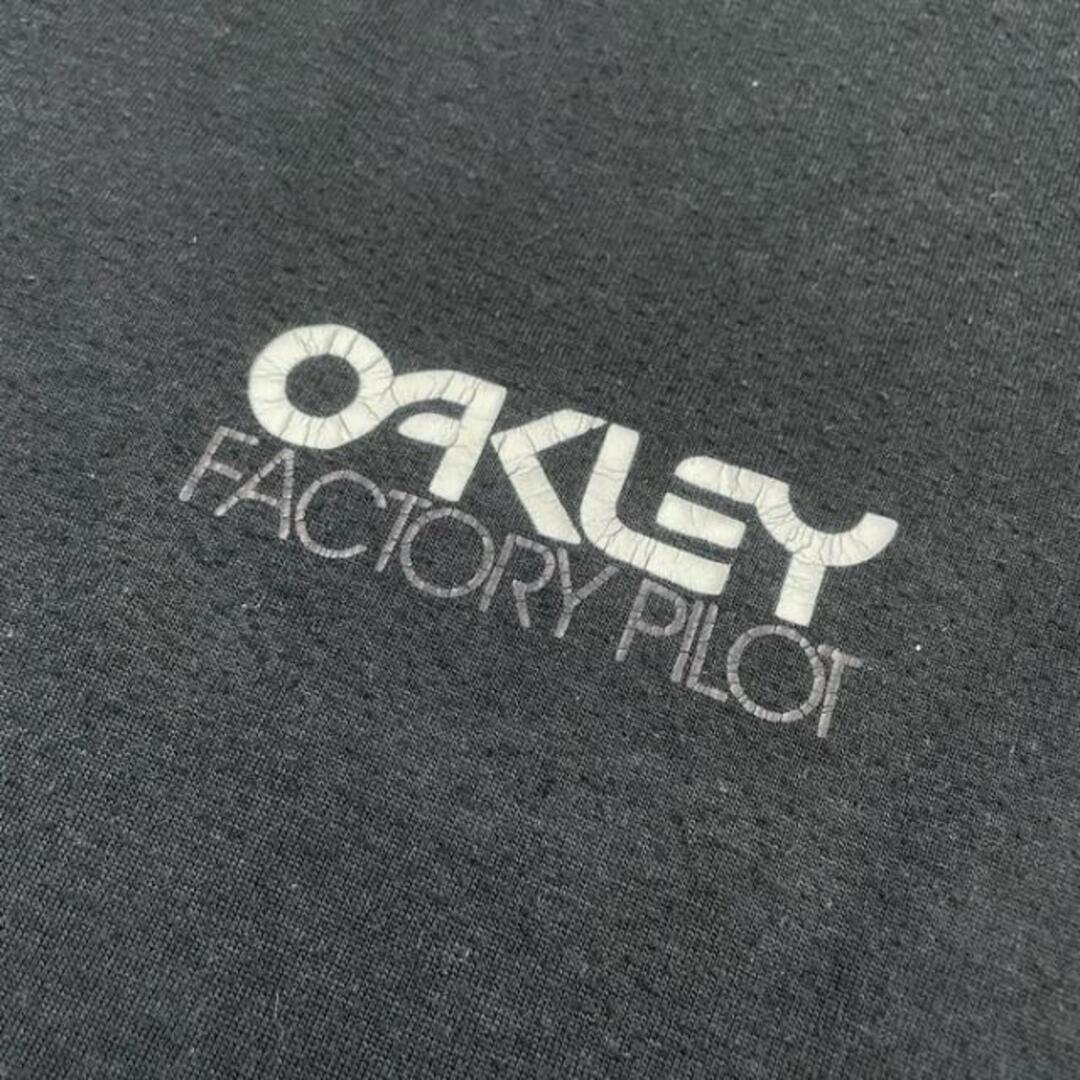 00年代 OAKLEY FACTORY PILOT オークリー ロングTシャツ ロンT 袖プリ メンズXL メンズのトップス(Tシャツ/カットソー(七分/長袖))の商品写真