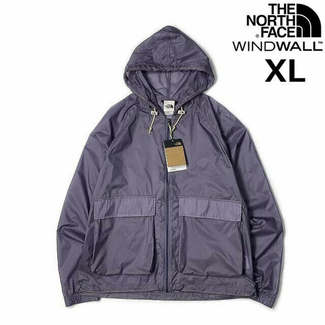THE NORTH FACE(ザノースフェイス)のノースフェイス ウィンド パーカー US限定 撥水(XL)紫② 180915 メンズのジャケット/アウター(ナイロンジャケット)の商品写真