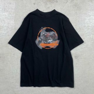 00年代 Harley-Davidson ハーレーダビッドソン プリントTシャツ メンズS-M相当(Tシャツ/カットソー(半袖/袖なし))